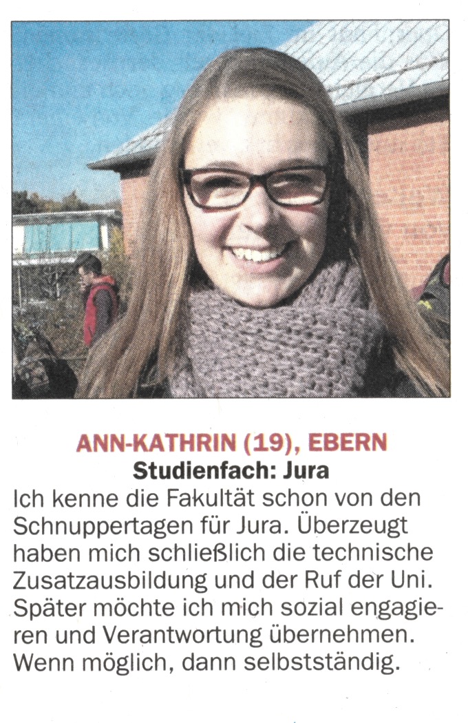 Aritkel Nordbayerischer Kurier TeWiZ  an der Universität Bayreuth